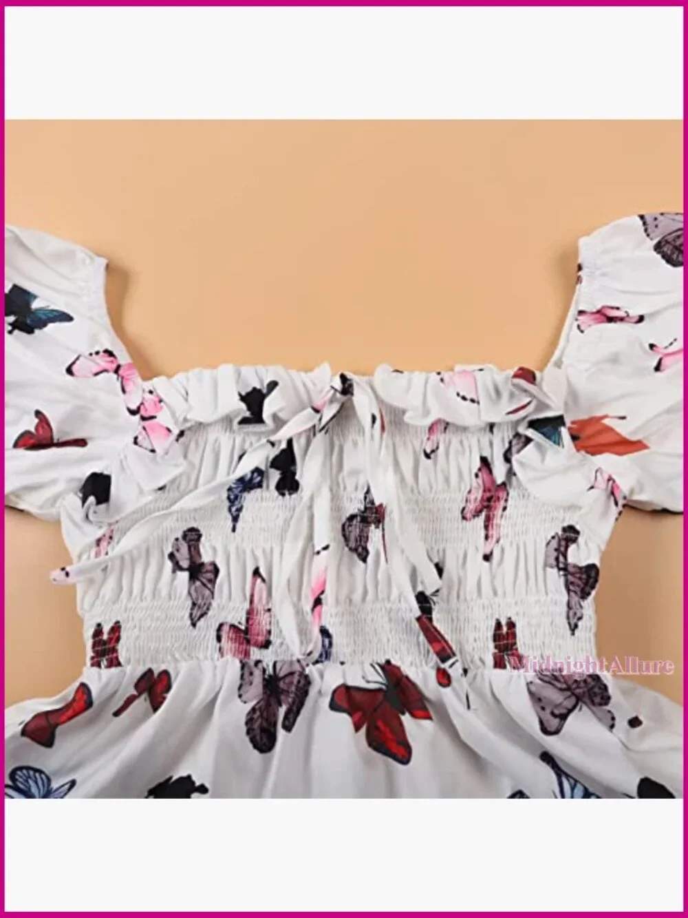 Boho A-Line Flowy Maxi Dress Short Sleeve Hawaiian Beach Vacation
